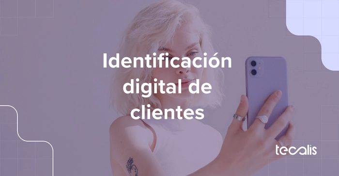 Cliente haciendo identificación digital