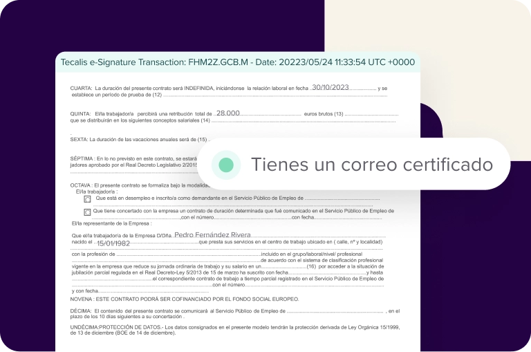 correo certificado